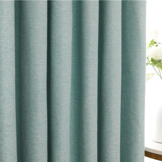 Turkoosi puoliksi pimentävä verho