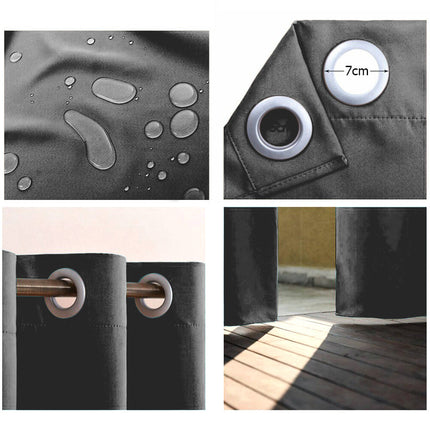 Vedenpitävä ulkoverho terassille ja pergolaan