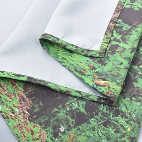 Ulkoverho metsäkuviolla parvekkeelle ja terassille