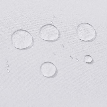 Valkoinen vedenkestävä ulkoverho purjerenkailla