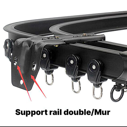 Verhokisko kattoasennukseen liukuilla