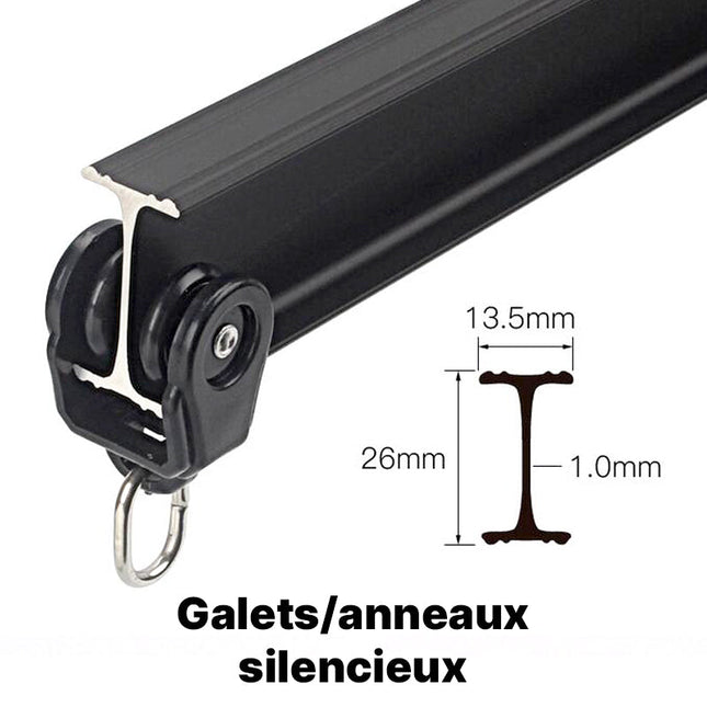 Verhokisko kattoasennukseen liukuilla