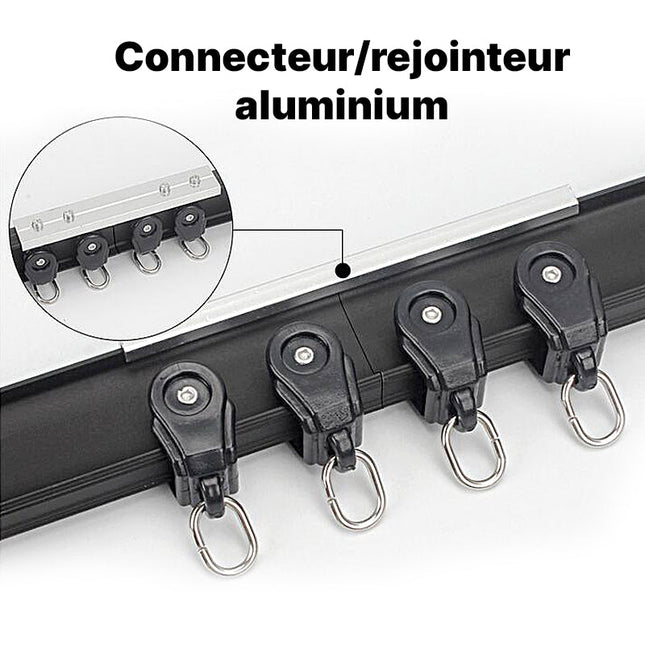 Verhokisko kattoasennukseen liukuilla