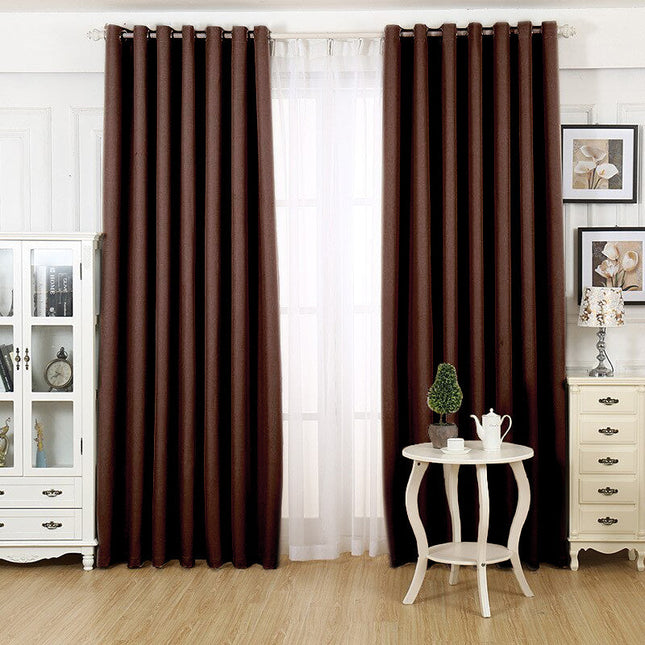 Kahvinruskea täydellinen pimennysverho