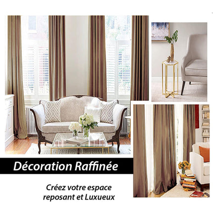 Lohenpunainen samettinen lämpöverho