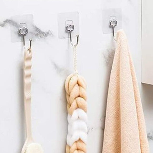 Itsekiinnittyvä seinäkoukku ilman porausta