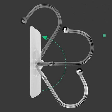 Itsekiinnittyvä seinäkoukku ilman porausta