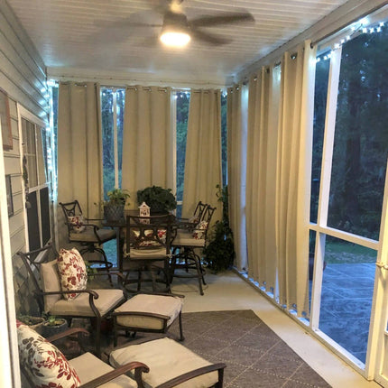 Lämpöeristävä ulkoverho verannalle ja parvekkeelle