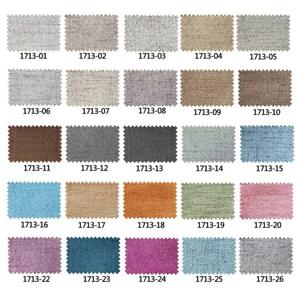 Harmaa pellavavaikutteinen verho purjerenkailla