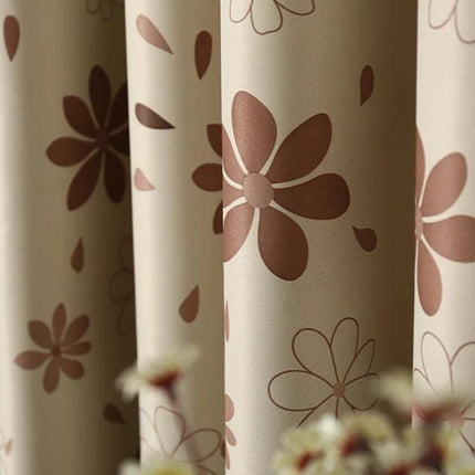 Moderni kuviollinen pimennysverho makuuhuoneeseen