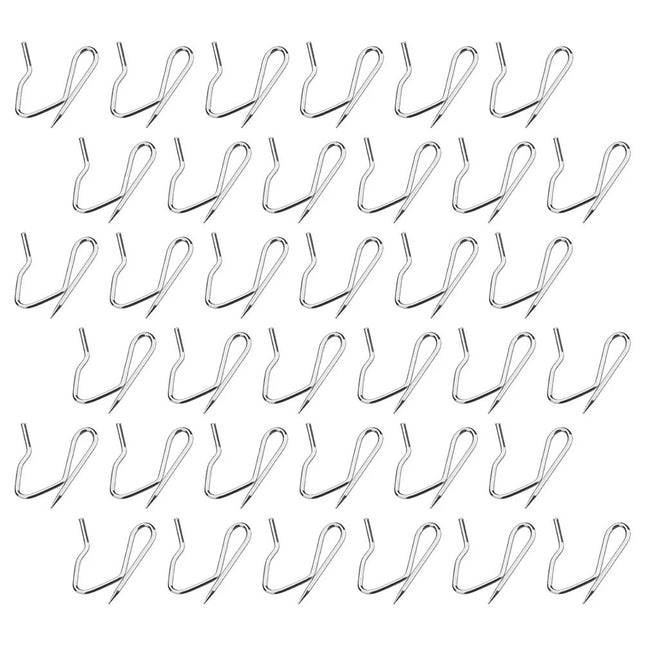 Teräväkärkinen verhokoukku rypytysnauhalle