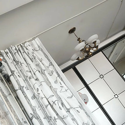 Taipuisa verhokisko kaareville seinille