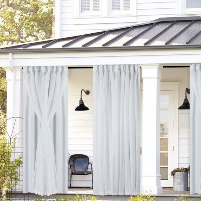 Vedenpitävä ulkoverho parvekkeelle ja puutarhaan