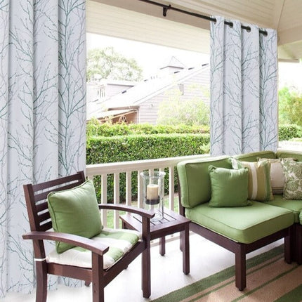 Kuviollinen ulkoverho parvekkeelle