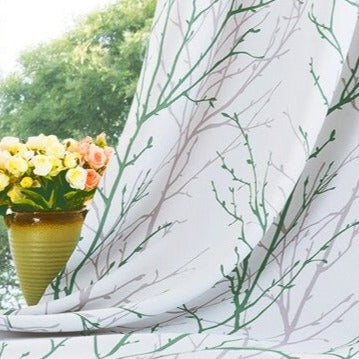 Kuviollinen ulkoverho parvekkeelle