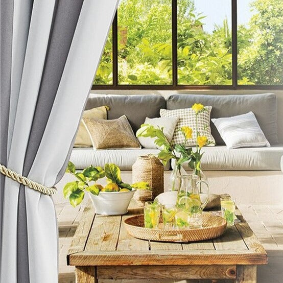 Raidallinen ulkoverho parvekkeelle ja terassille