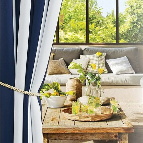 Raidallinen ulkoverho parvekkeelle ja terassille