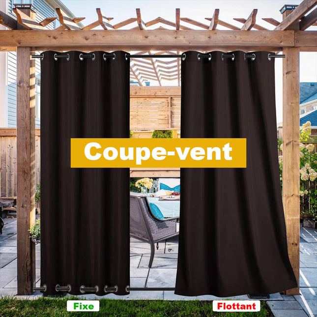 Säänkestävä ulkoverho parvekkeelle ja terassille