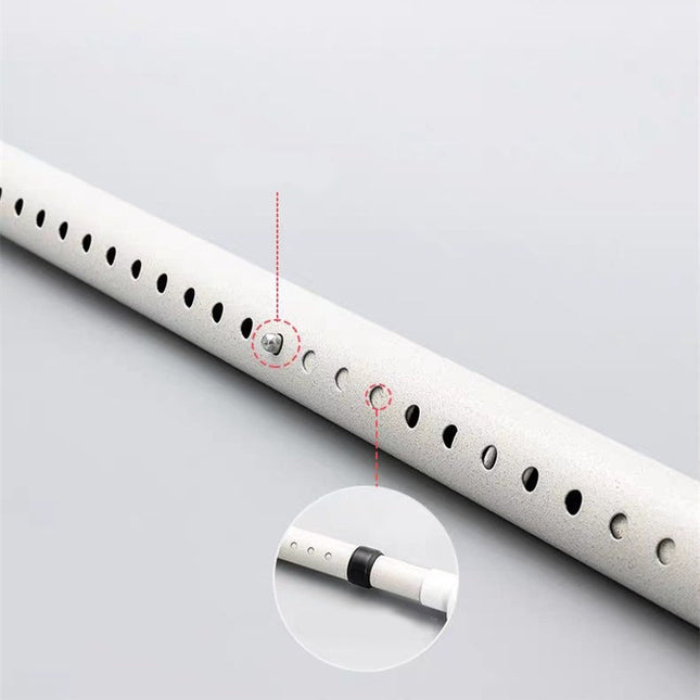 Moderni säädettävä teleskooppinen verhotanko