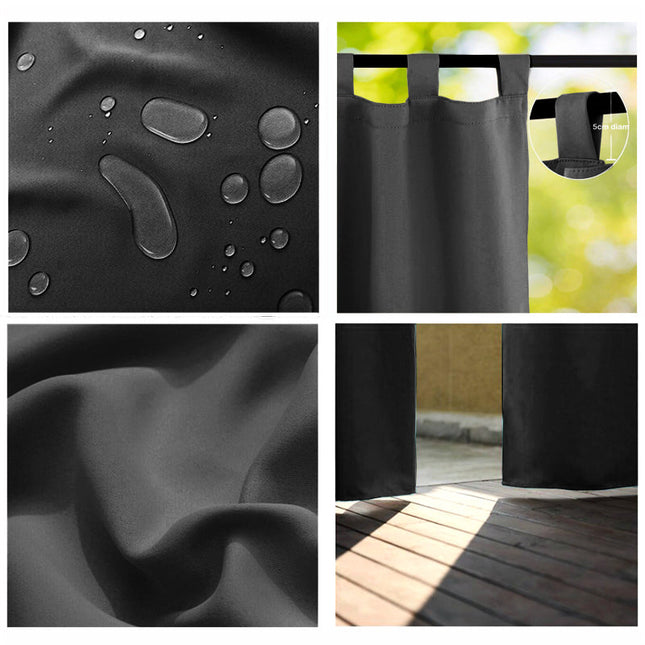 Säänkestävä ulkoverho lenkeillä parvekkeelle