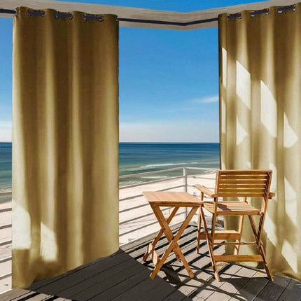 Säänkestävä verho terassille ja parvekkeelle