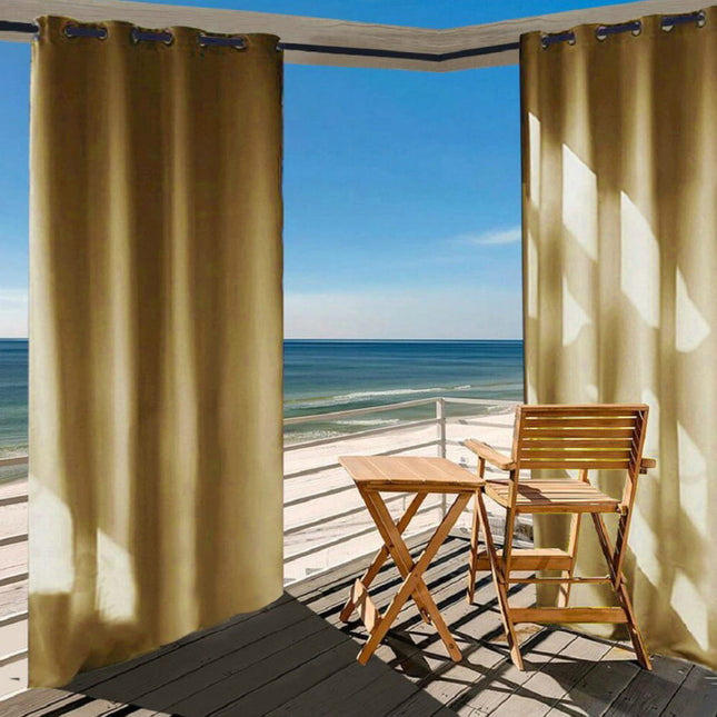 Säänkestävä verho terassille ja parvekkeelle