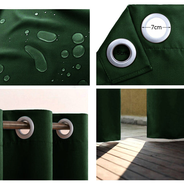 Vihreä vedenpitävä ulkoverho pergolaan