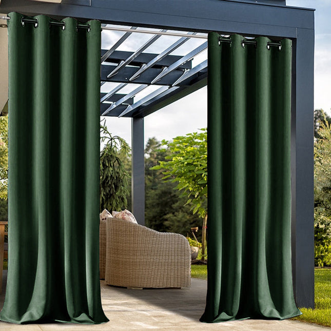 Vihreä vedenpitävä ulkoverho pergolaan