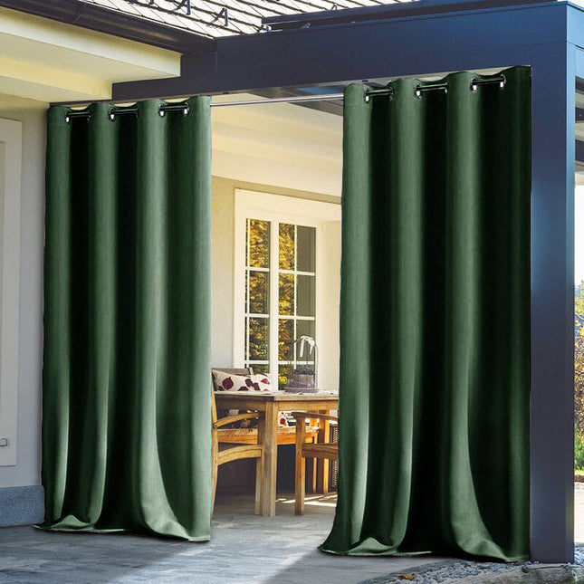 Vihreä vedenpitävä ulkoverho pergolaan