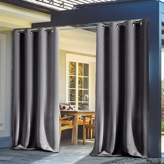 Säänkestävä verho pergolaan ja huvimajaan