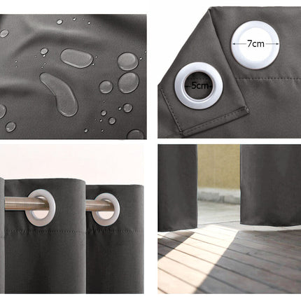 Säänkestävä verho pergolaan ja huvimajaan