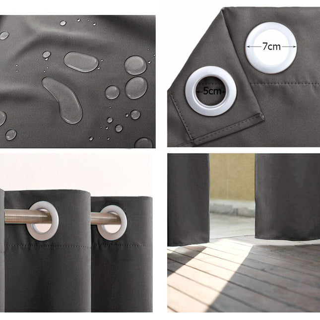 Säänkestävä verho pergolaan ja huvimajaan