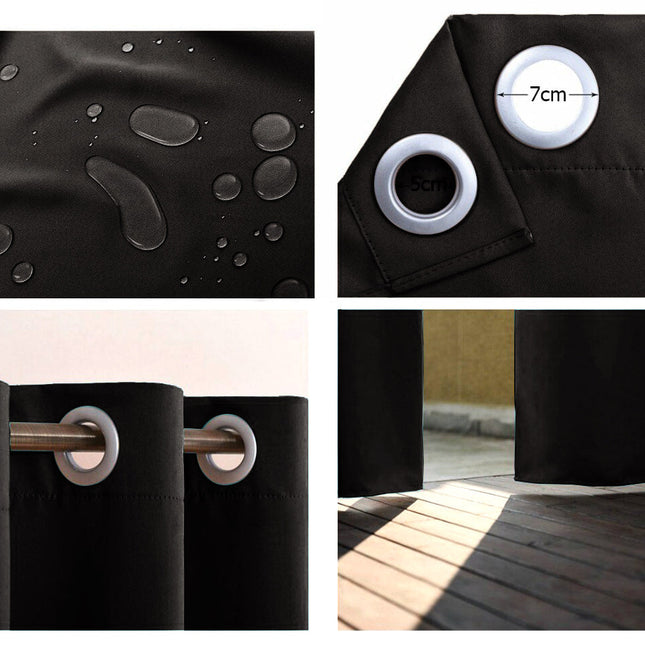 Vedenpitävä pimennysverho ulkokäyttöön