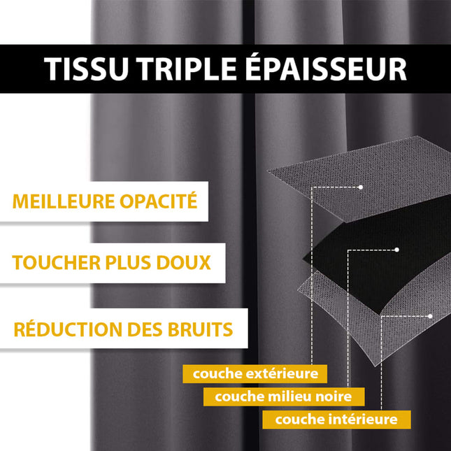 Haaleanpunainen pimennysverho rypytysnauhalla