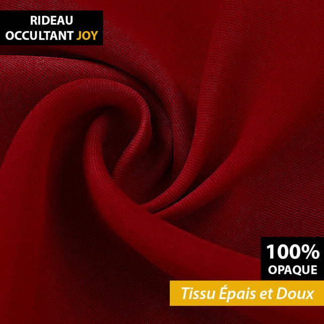 Viininpunainen yksivärinen pimennysverho