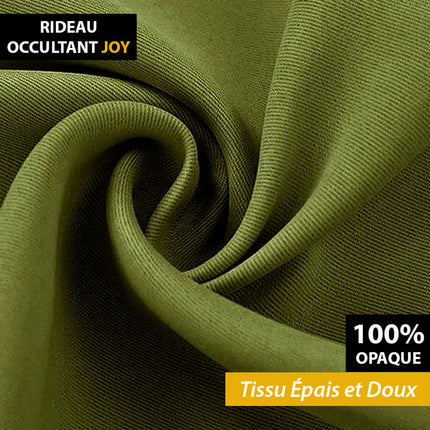 Lämpöeristävä oliivinvihreä pimennysverho