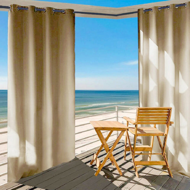 Vettähylkivä ulkoverho parvekkeelle tai terassille