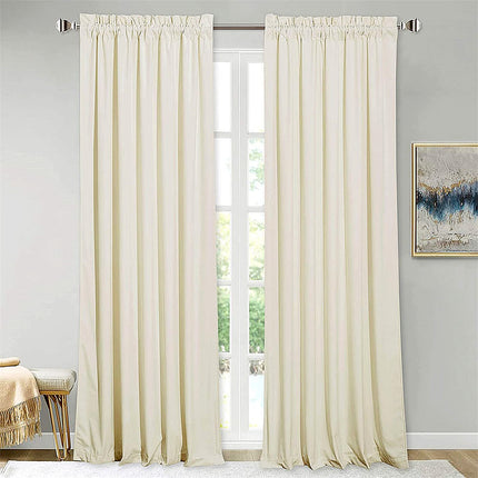 Norsunluunvärinen eristävä samettiverho