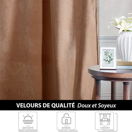 Lohenpunainen samettinen lämpöverho