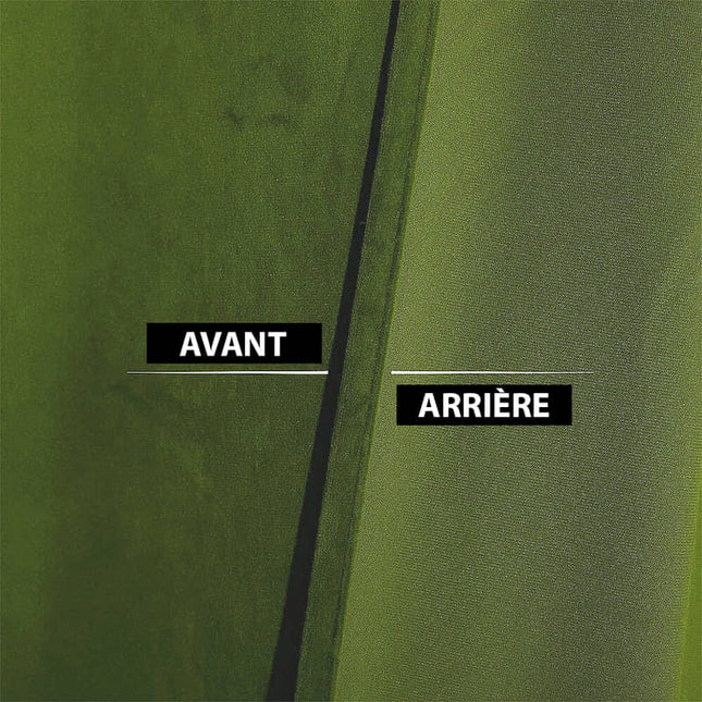 Limenvihreä samettinen lämpöä eristävä verho