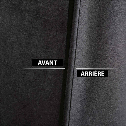 Musta ylellinen lämpöä eristävä verho