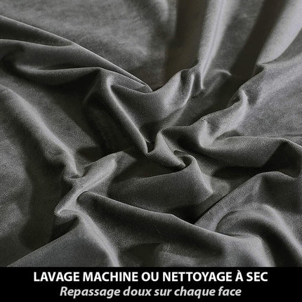 Lämpöeristetty tummanharmaa samettipimennysverho