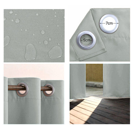 Vedenpitävä ulkoverho pergolaan purjerenkailla