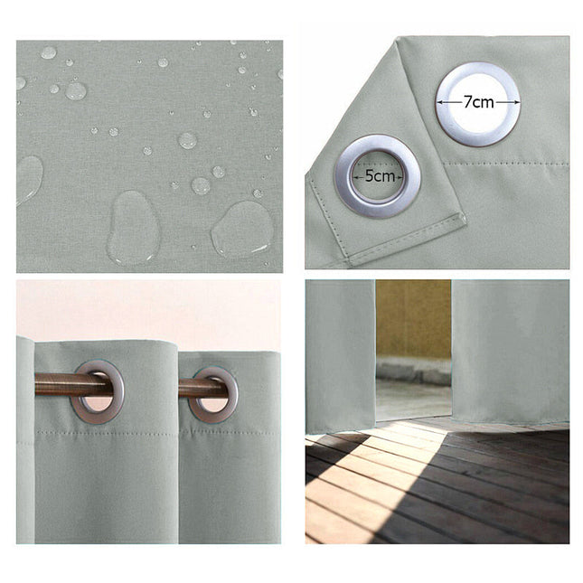 Vedenpitävä ulkoverho pergolaan purjerenkailla