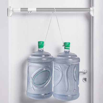 Säädettävä teleskooppi verhotanko ilman porausta